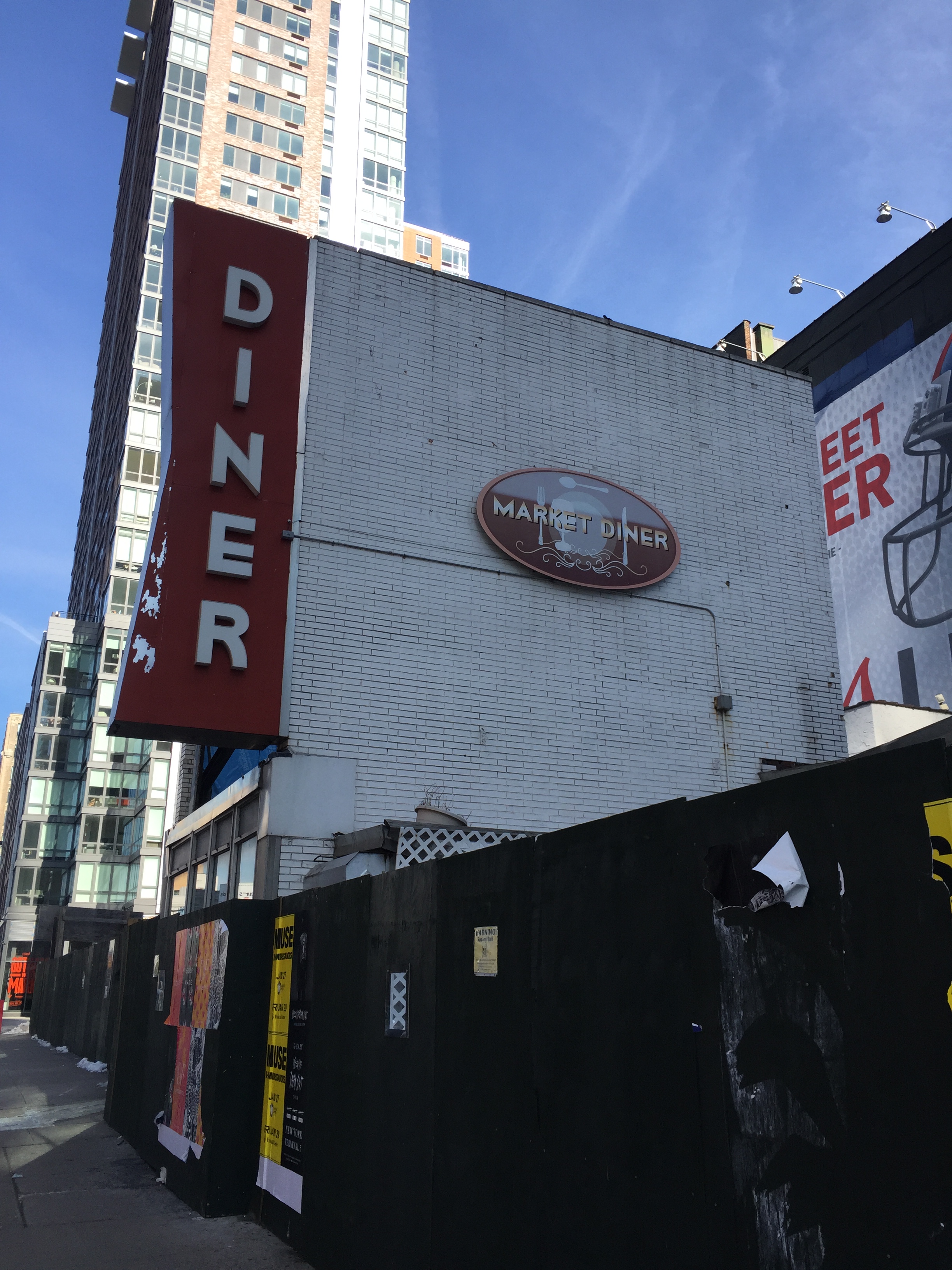 Demolition at the Market Diner. Photo by Tectonic.