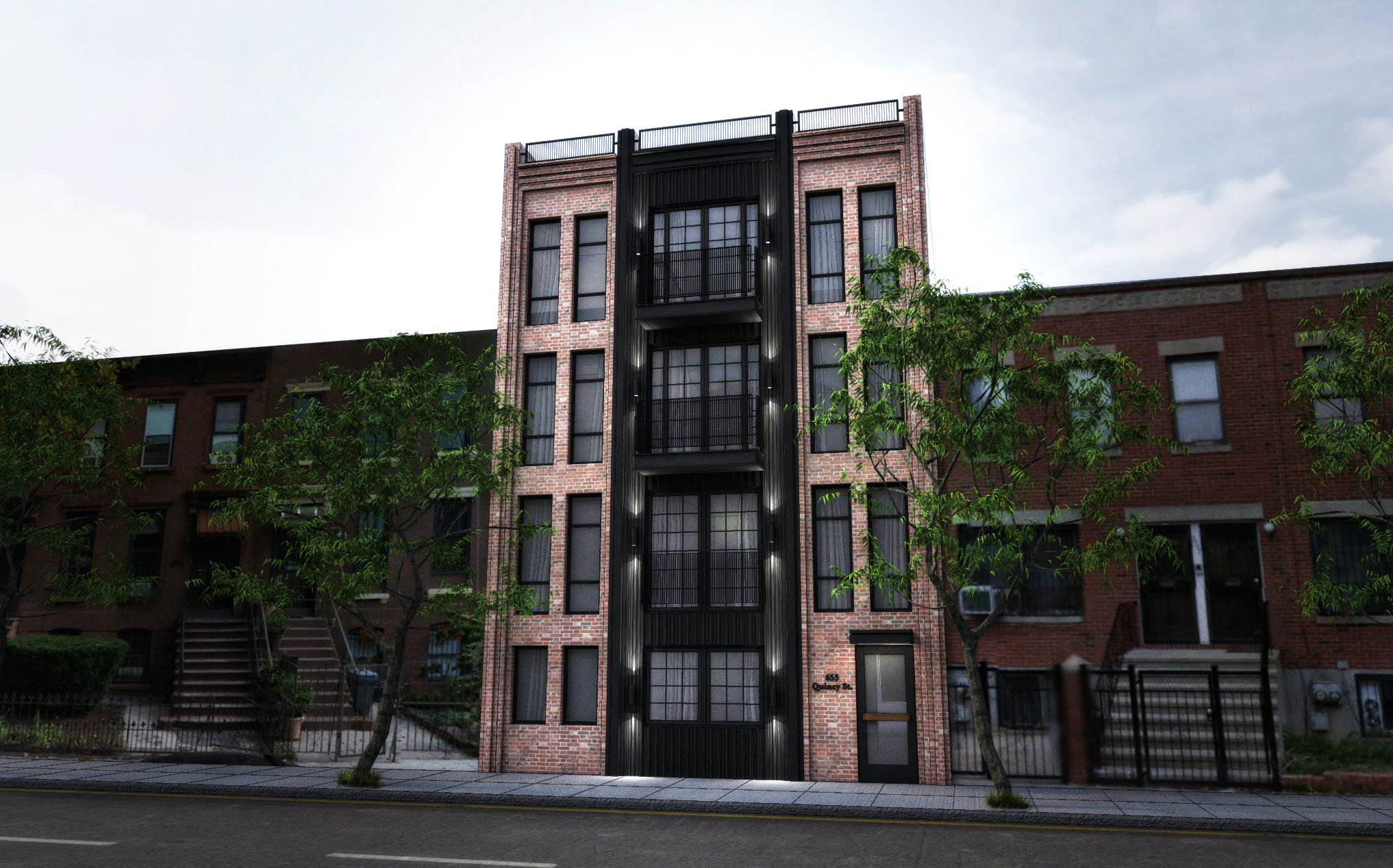 655 Quincy Street, rendering by Input Creative Studio