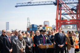 Photograph from announcement, via nyc.gov