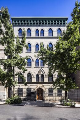 Exterior photograph of 463 West 142nd Street, by Katherine Marks