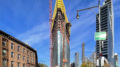 View of construction at 100 Flatbush Avenue (October 2022) - Photo by Michael Young