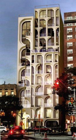 Flatbush Tower exterior render, courtesy of OPerA Studio