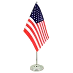 USA Satin Table Flag 6x9"