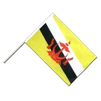 Brunei Hand Waving Flag PRO 2x3 ft