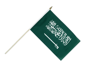 Saudi Arabia Hand Waving Flag 12x18"