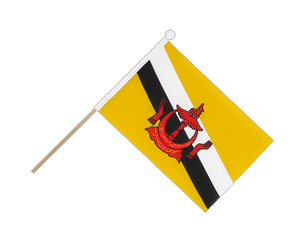 Brunei Hand Waving Flag 6x9"