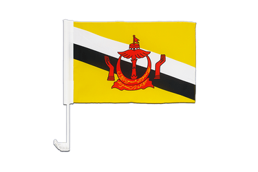 Brunei Car Flag 12x16"