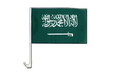 Saudi Arabia Car Flag 12x16"