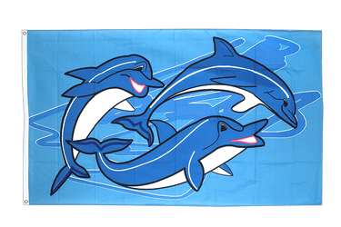 Oceanic dolphins 3x5 ft Flag