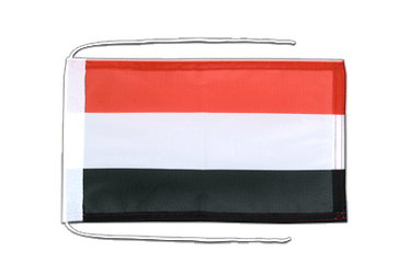 Yemen Flag with ropes 8x12"