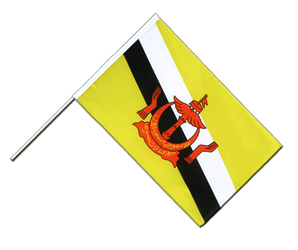 Brunei Hand Waving Flag ECO 2x3 ft