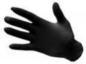 powder free nitrile gloves black