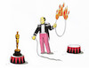 Cartoon: oskarskok (small) by Lubomir Kotrha tagged fires,california,los,angeles,oscar