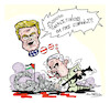 Cartoon: TRUMP (small) by vasilis dagres tagged gaza,trump