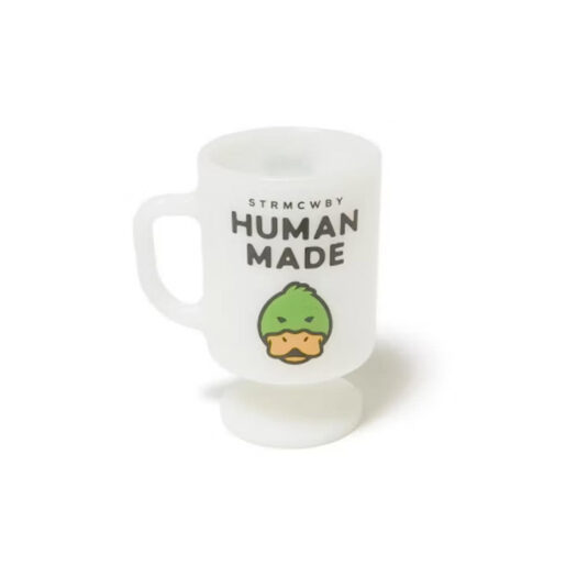 Human Made Milk Glass Pedestal Mug Duck