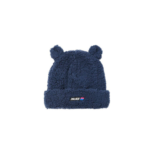 Palace Fuzzy Ear Beanie Navy