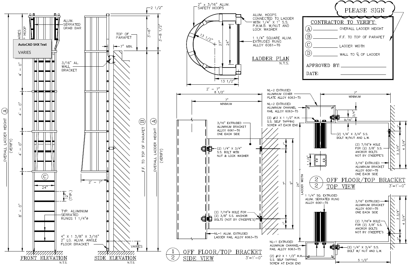 Osha Fixed Ladder Design