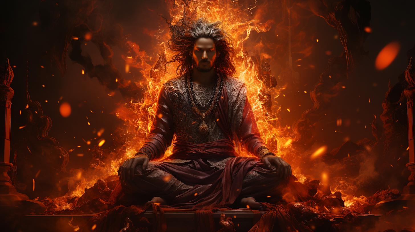 ‘Hindu God Agni: The Fiery Deity of India’