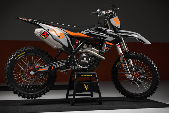 KTM F 250 graphics BOOST black