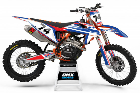 KTM Dirt Bike Graphics Patriots UK