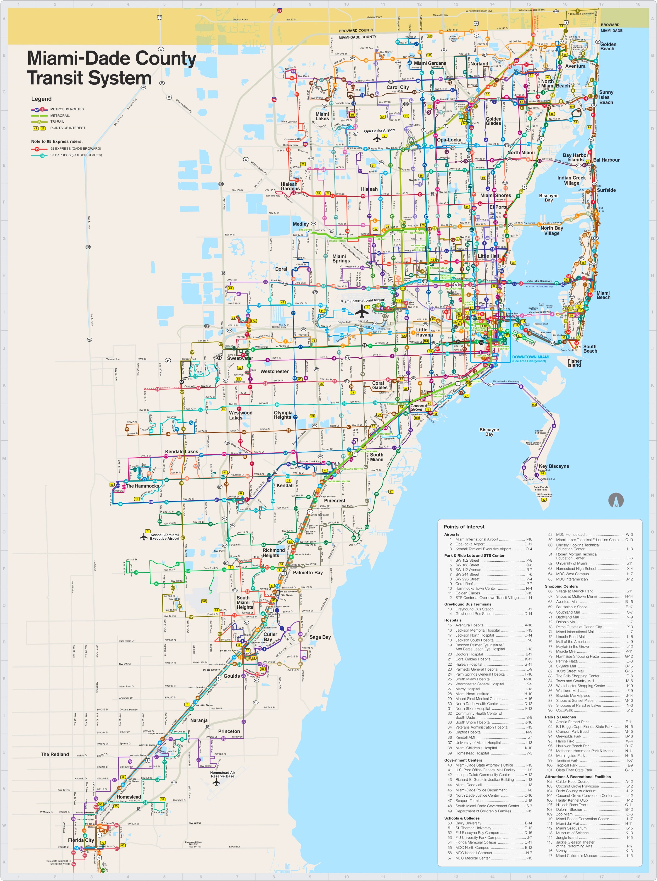 Miami Dade County Map Ontheworldmap Com - vrogue.co