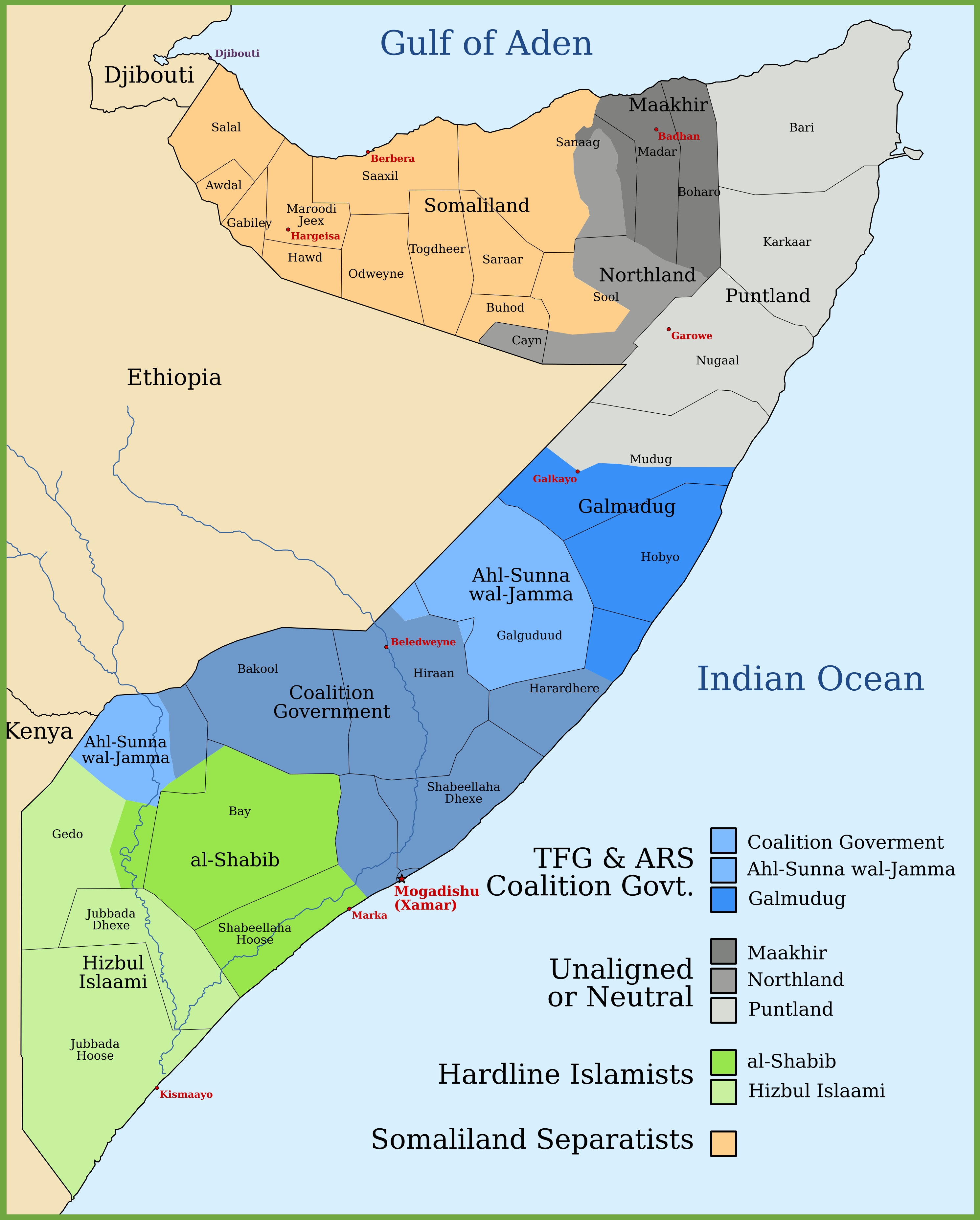 Somalia And Somaliland Geographical Map Gizi Maps | Sexiz Pix