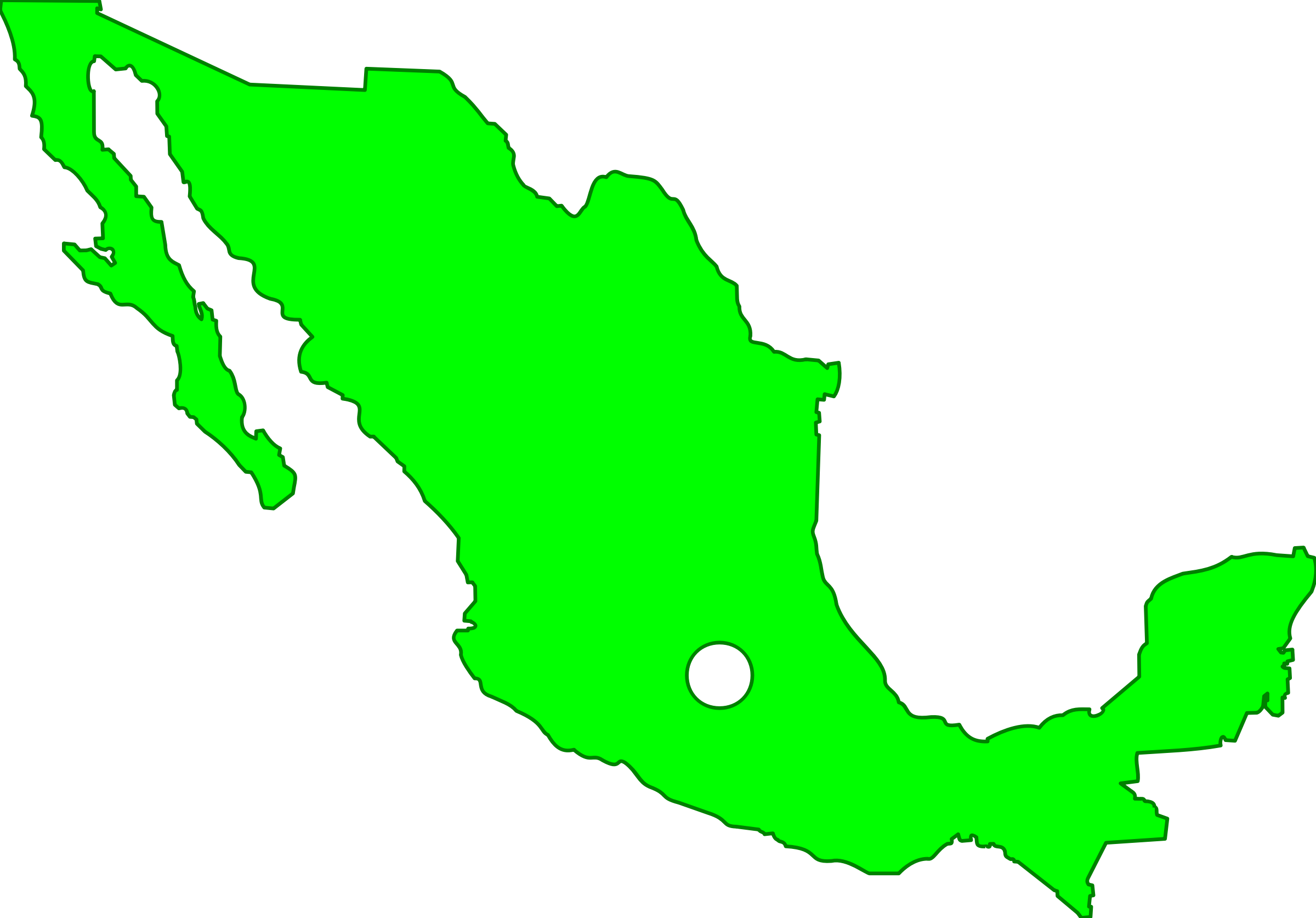 Download Mapa De La Republica Mexicana Png Map Of Mexico Clip Art Png ...