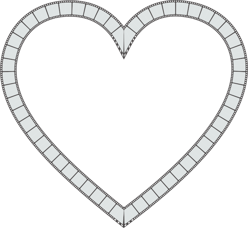 Film Strip Heart