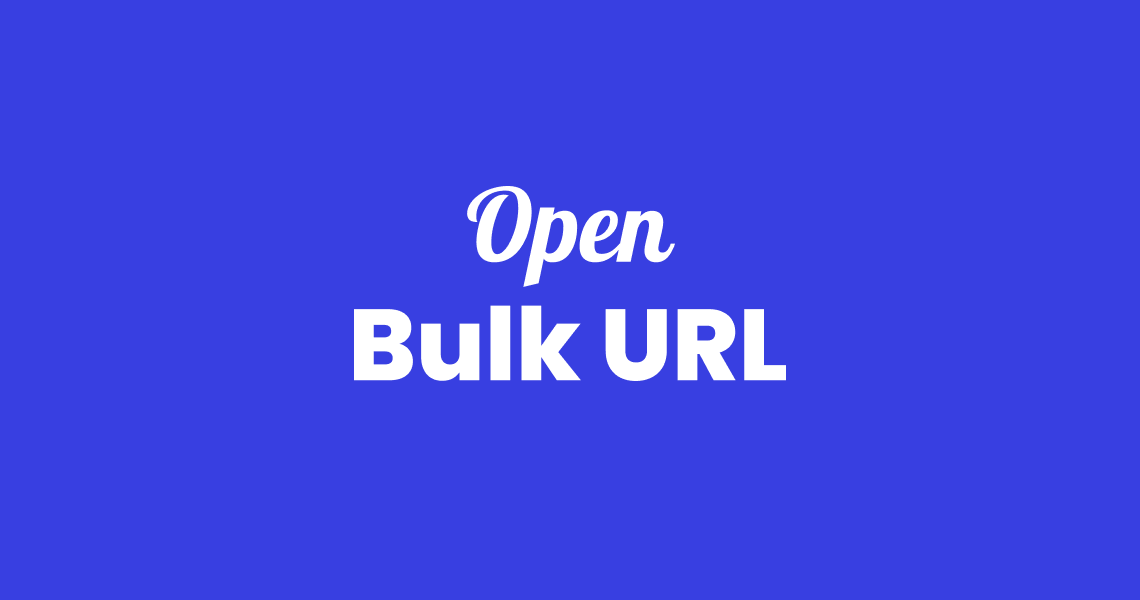 Como usar o abridor de URLs em massa