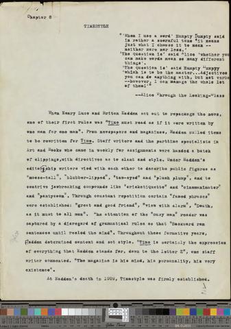 Time Inc.-- "The Luce Empire" pt. 2 (typed manuscript) [b001] [f002] [001_416]