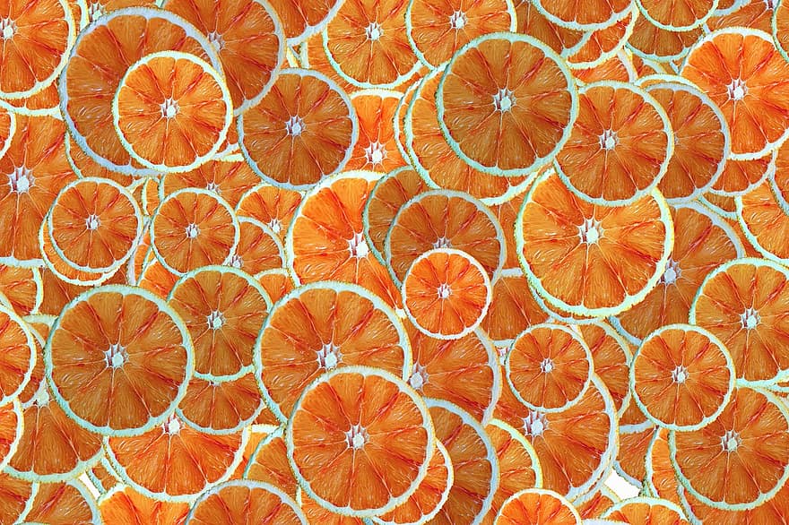 oranges, background, texture, pattern, wallpaper, repetition