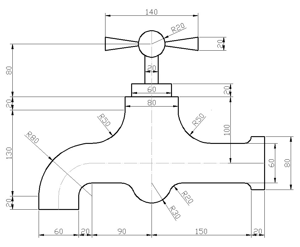 AutoCAD Mechanical Drawings Practice