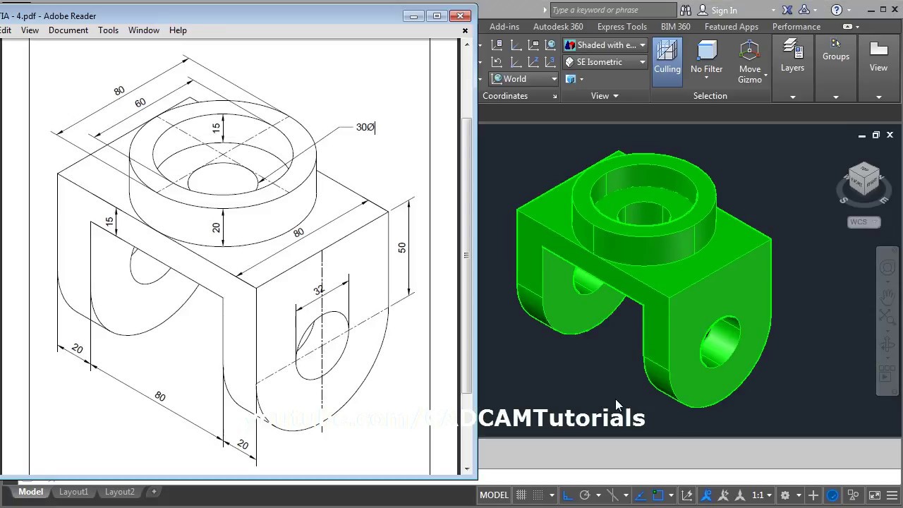 AutoCAD Mechanical Drawings Samples