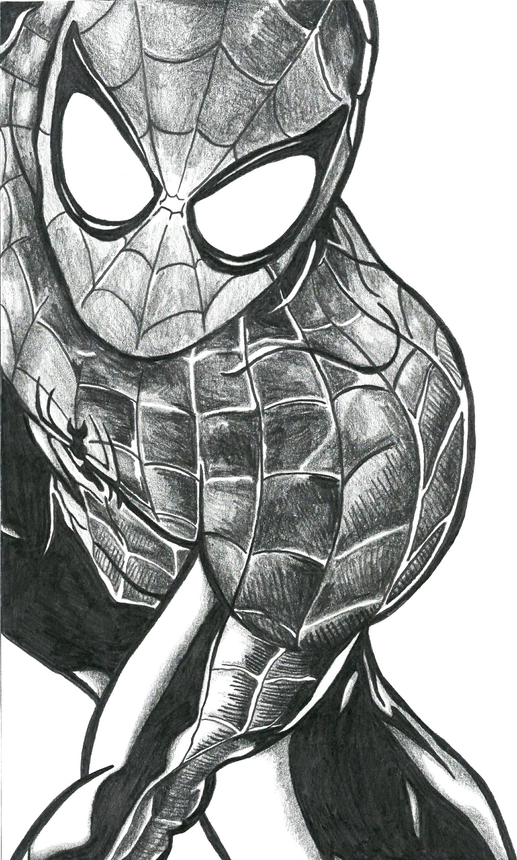 Spider Man Pencil Sketch Drawings