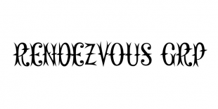 Rendezvous GRP Font by Charles Leroux