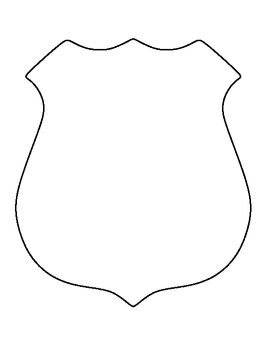 Printable Police Badge Template