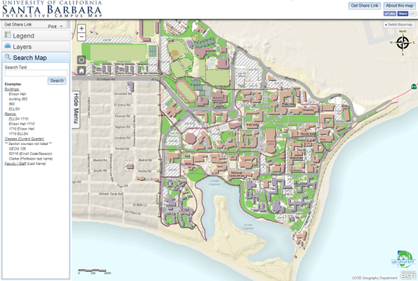 Ucsb Campus Map