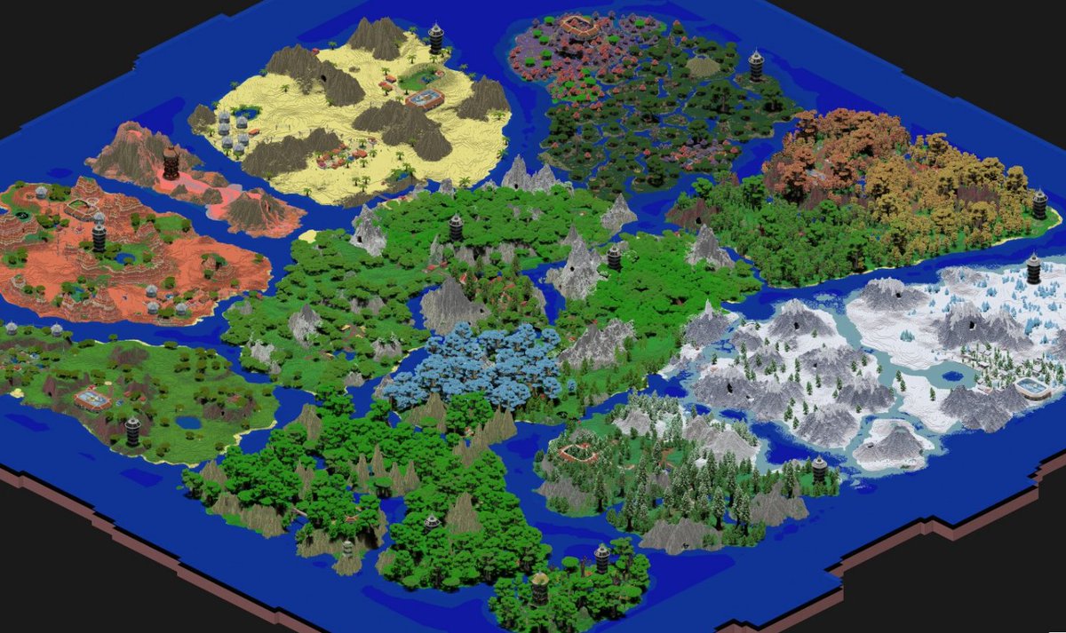 Pixelmon island map