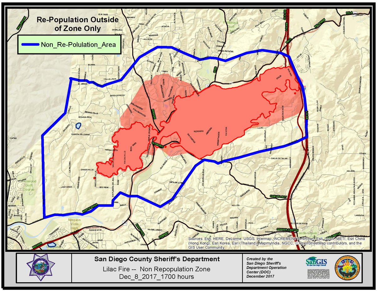 Cal Fire San Diego Map - United States Map