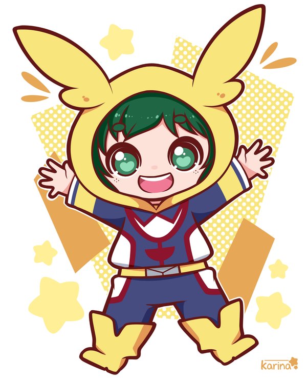 Bộ sưu tập deku cute chibi trong bộ anime Boku no hero academia