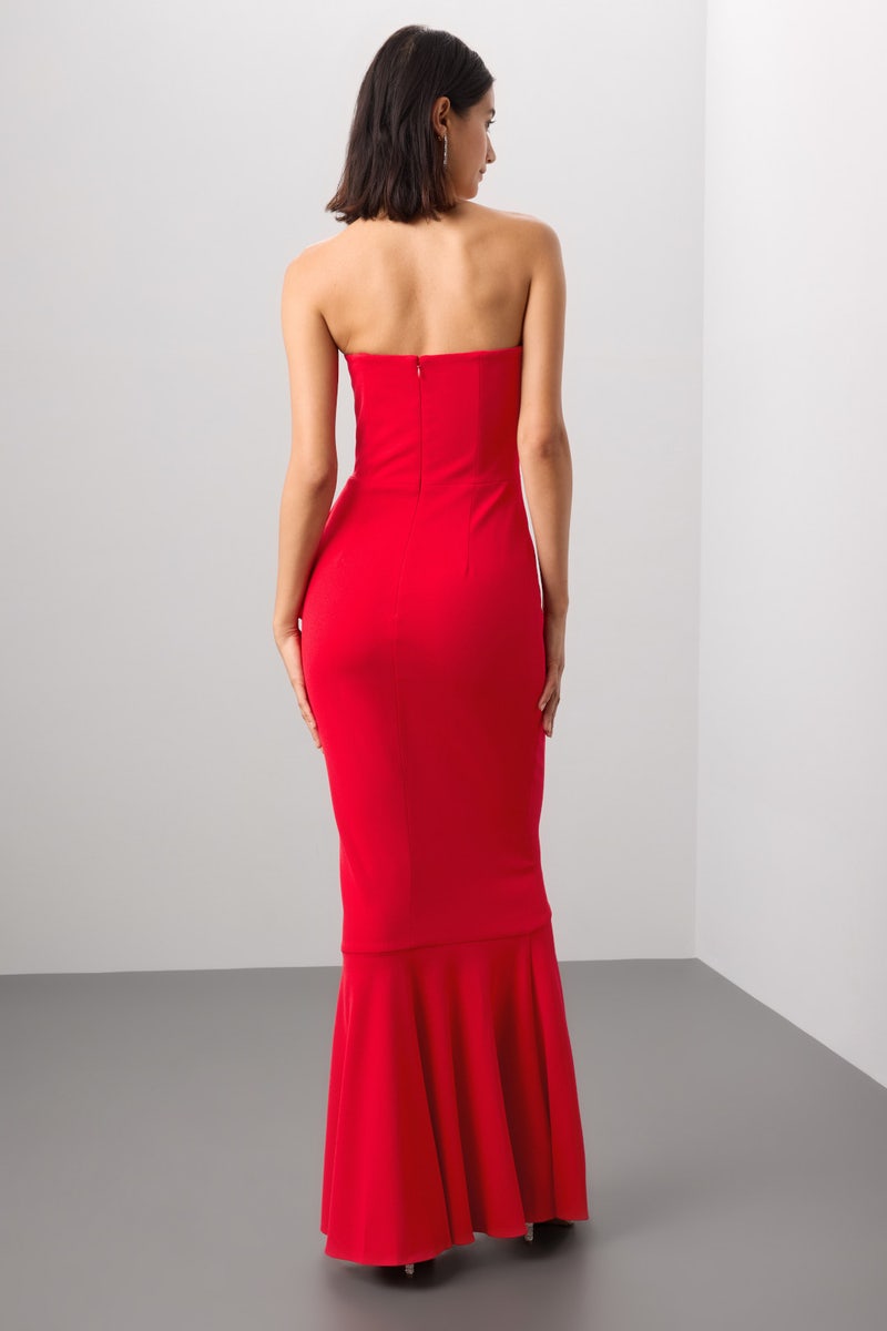 Red Paris Gown by Dress The Population - Photo 2