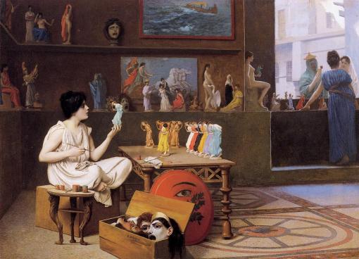 gerome, a pintura sopra vida na escultura