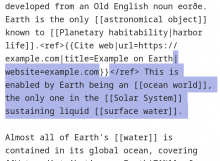 Screenshot 2024-06-22 at 07-56-27 Earth Difference between revisions - Test Wikipedia.png (629×856 px, 109 KB)