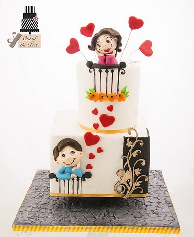 Love is in the air - Cake by Out of the Box