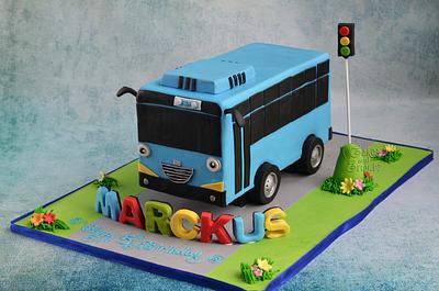 Tayo the little bus.. - Cake by Hima bindu