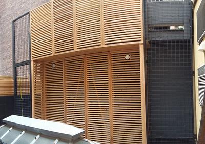 Privacy screen for roof terrace - Project by Brian