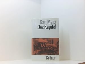 Bild des Verkufers fr Das Kapital : Kritik d. polit. konomie. zum Verkauf von Book Broker