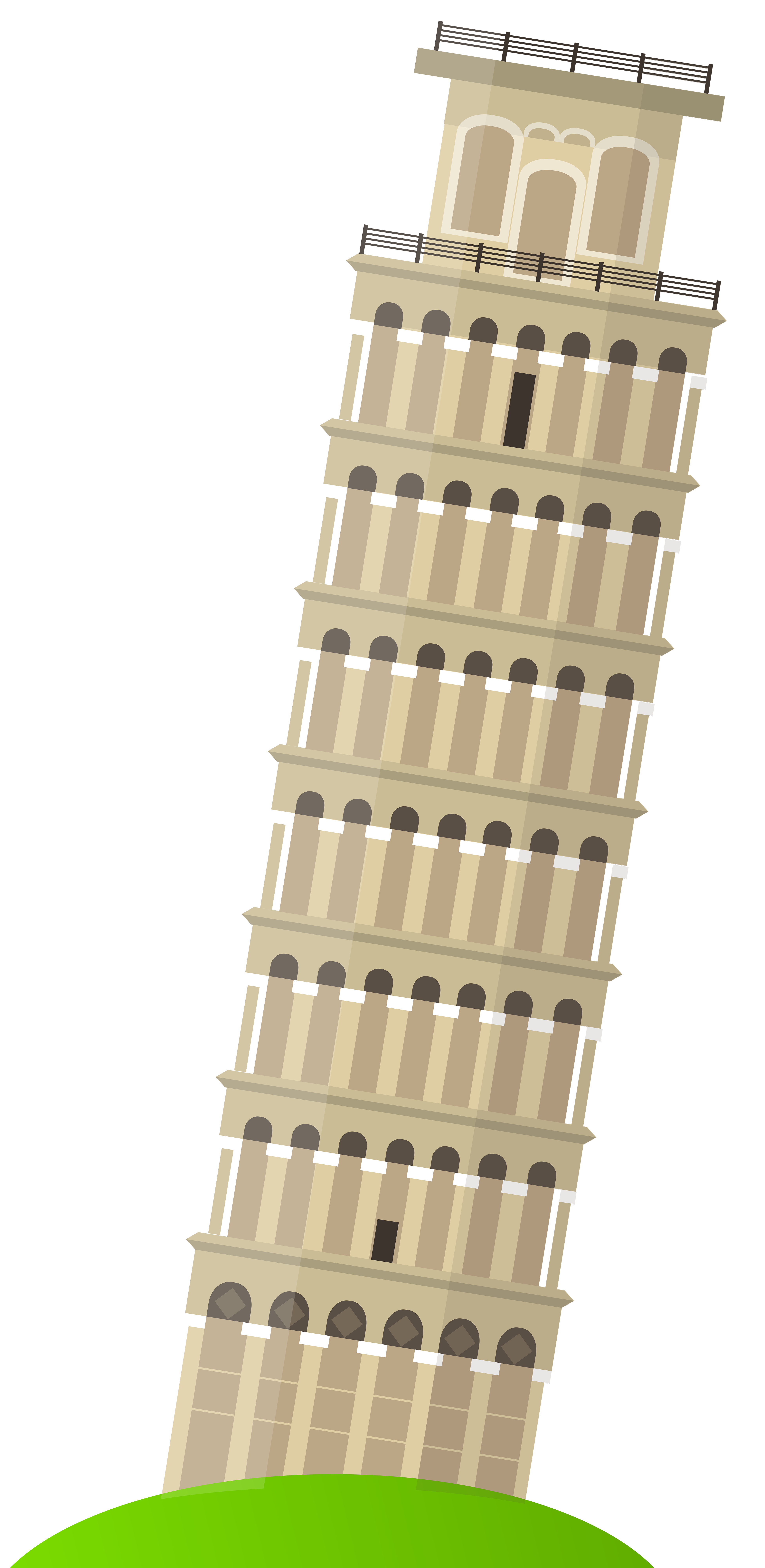 The Leaning Tower Of Pisa Clipart Free