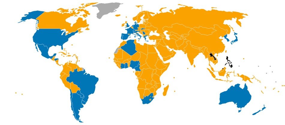 world big map drawing