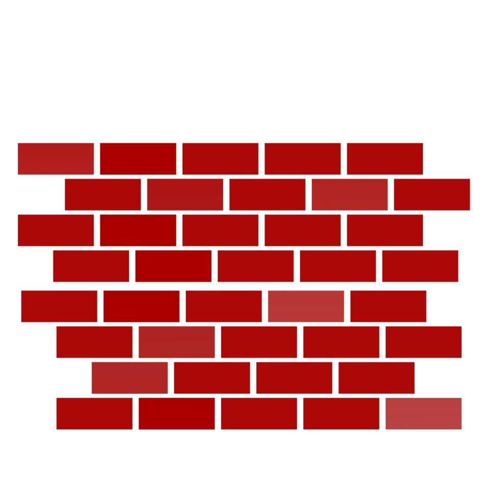 brick wall construction drawing